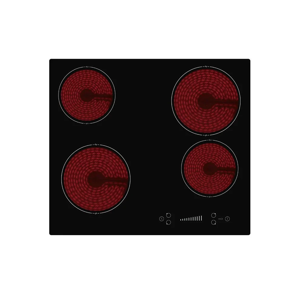Teknix BITK260CHS - Black Ceramic Hob - 4 Cooking Zones - Touch Slider Controls - Image 2