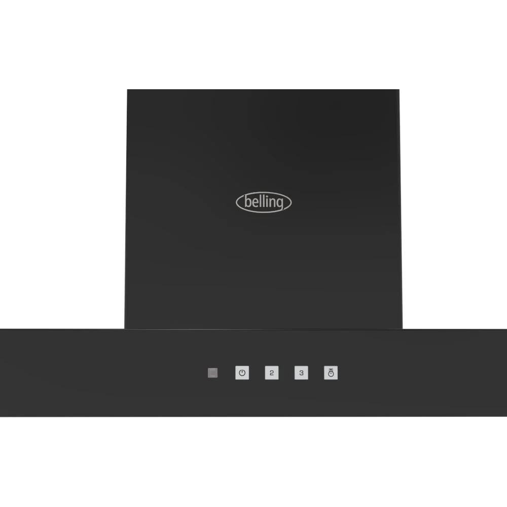 Belling Cookcentre 110T 444411666 - Black 110cm Chimney Cooker Hood - 580 m³/h - C energy - Image 2
