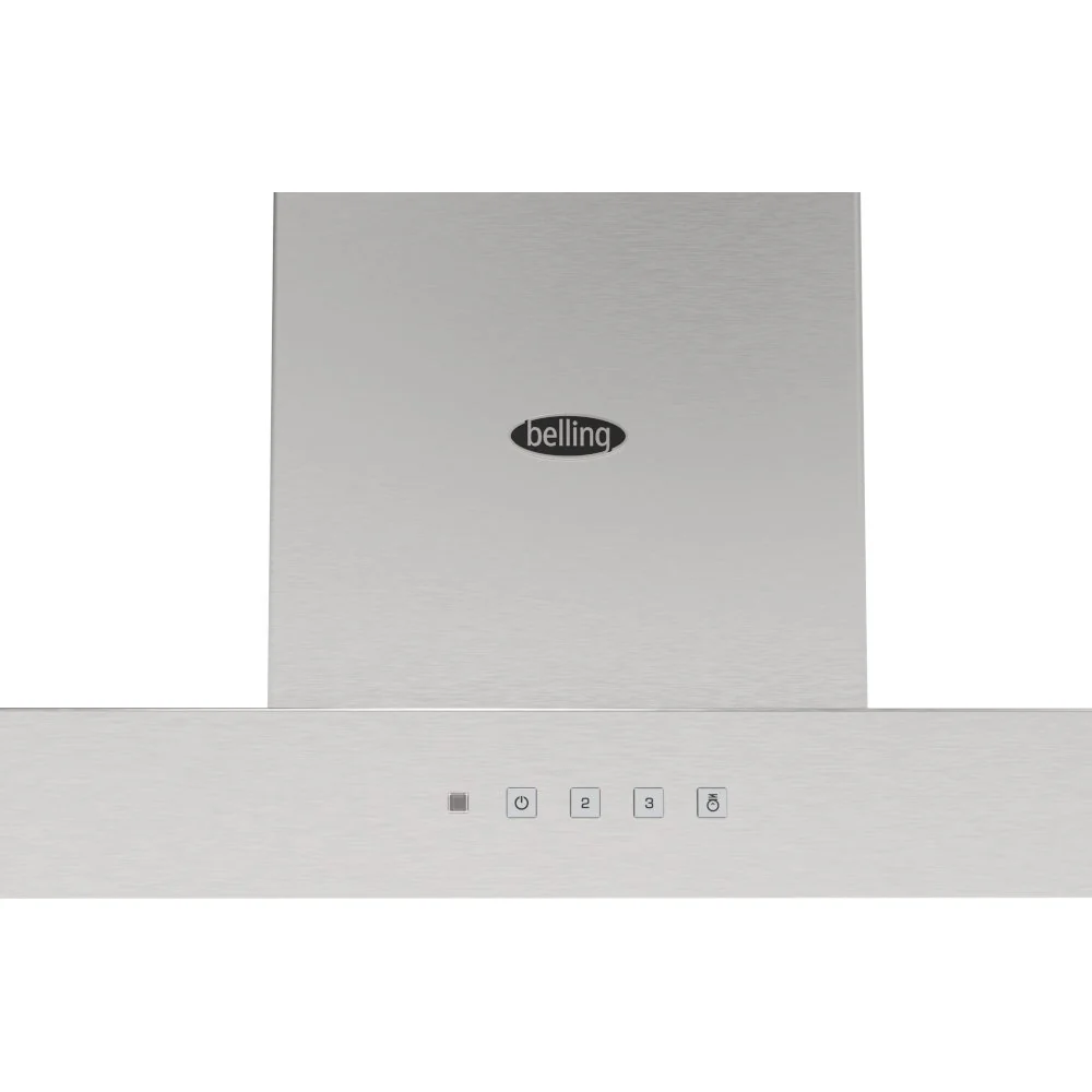 Belling COOKCENTRE CHIM 444411663 - Stainless Steel 90cm Chimney Cooker Hood - 580 m³/h - C energy - Image 2