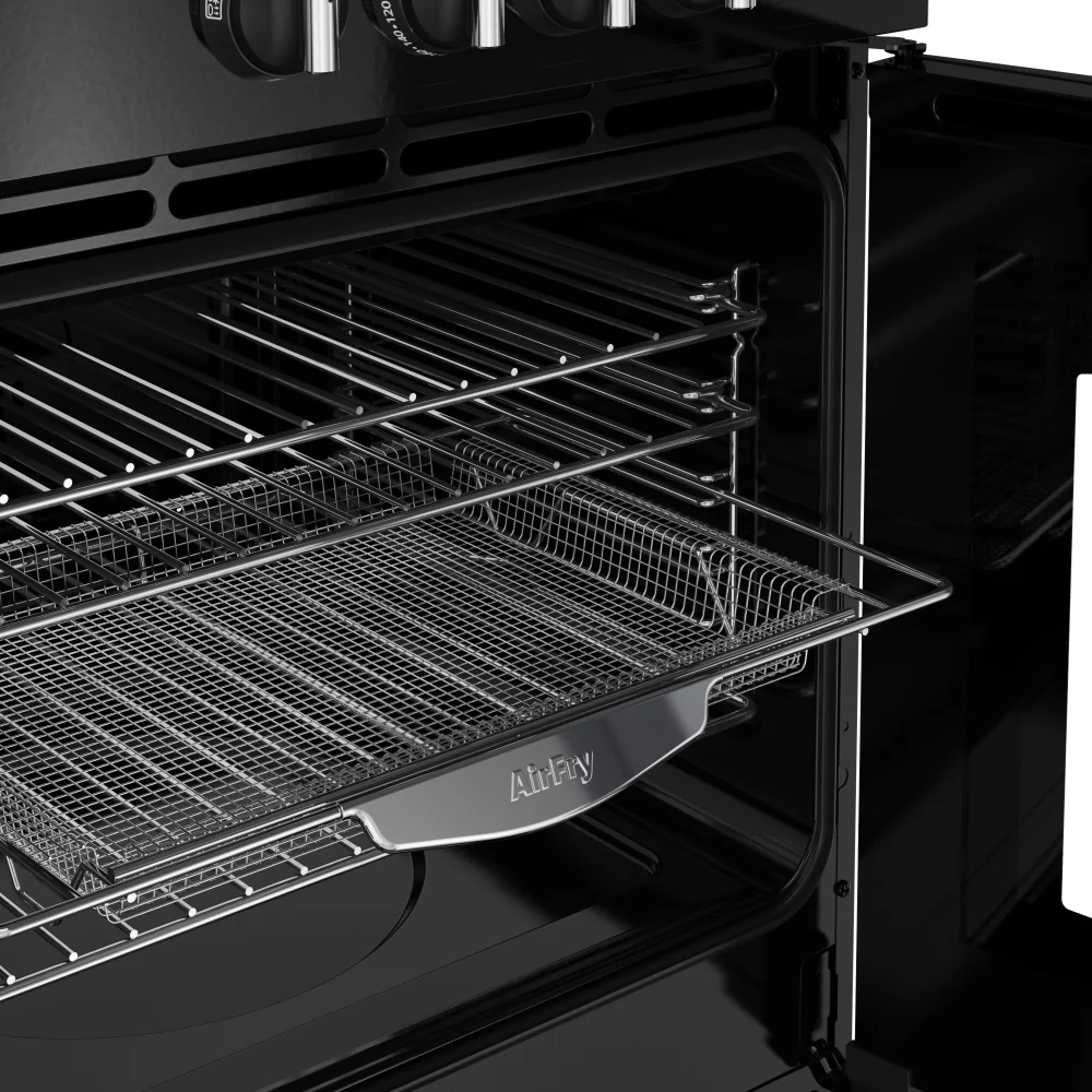 Belling Farmhouse 100DF 444411829 - Black 100cm Dual Fuel Range Cooker - 199L Capacity - A Rated - Image 3