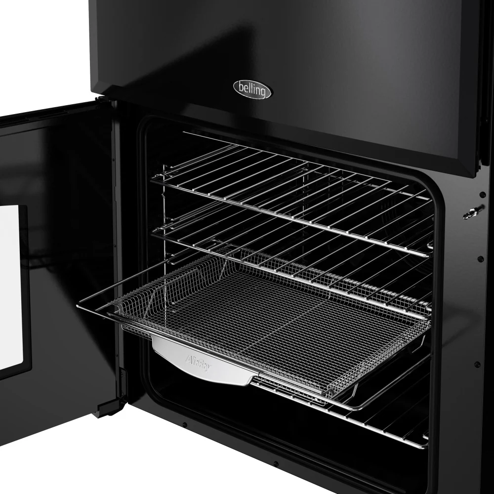 Belling Farmhouse 60Ei TCH 444411815 - Black Electric Cooker with Double Oven - 70/33L Capacity - A Energy Rated - Image 3