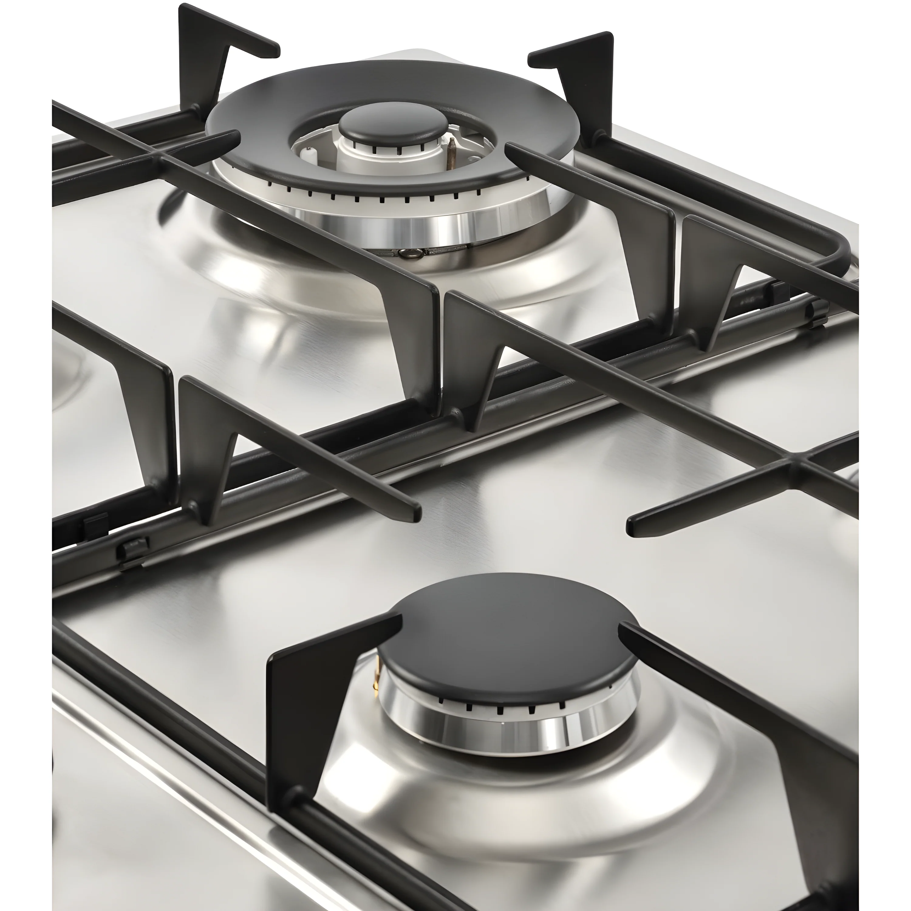 Belling GHU603RI 444411635 - Stainless Steel 4 Burner Gas Hob - 3.6kW Wok Burner - Image 5