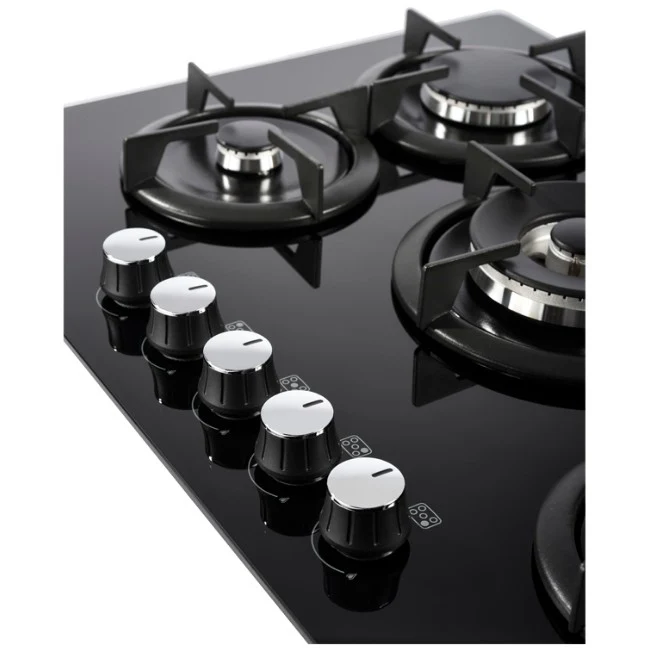 Belling GTG75C - Black 75cm 5 Burner Gas Hob - Built-in - Image 3