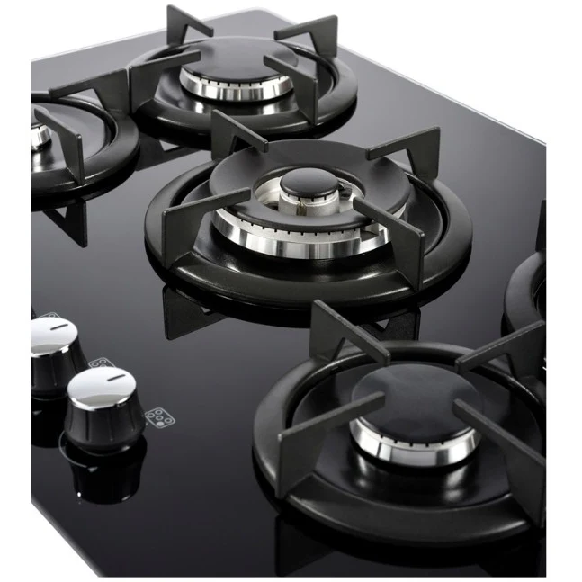 Belling GTG75C - Black 75cm 5 Burner Gas Hob - Built-in - Image 4