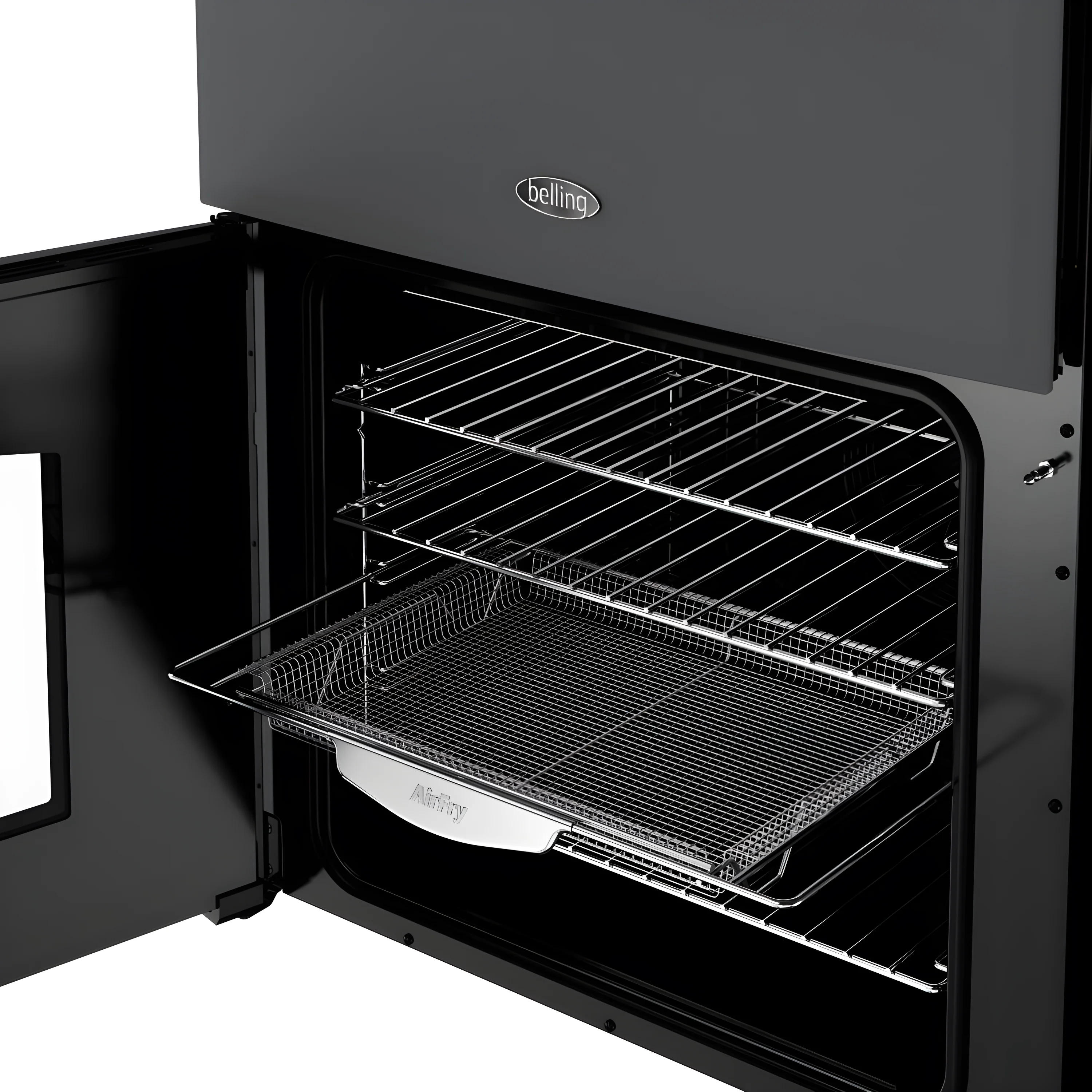 Belling MRA FARMHOUSE 60 444411812 - Grey Dual Fuel Cooker - 33/70L Ovens - AirFry - A Energy - Image 4