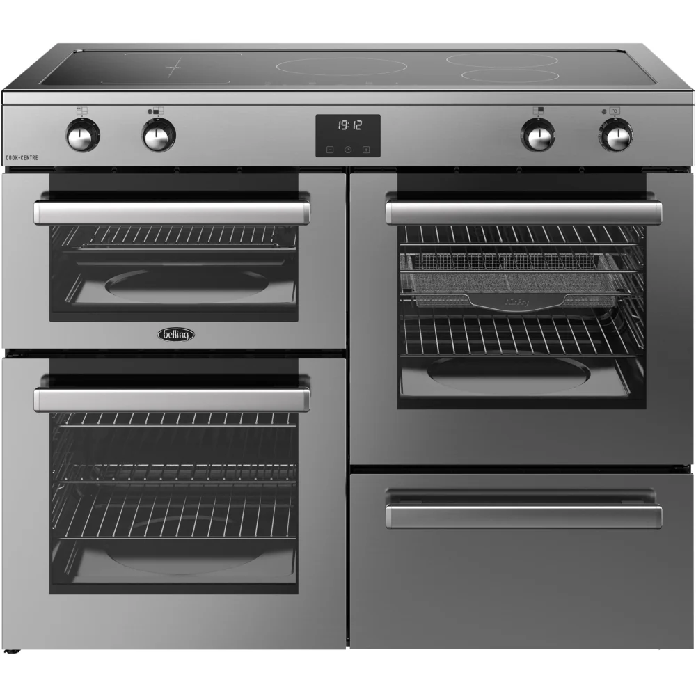 Belling RCA COOKCENTRE 110Ei 444411808 - Stainless Steel 110cm Induction Range Cooker - 194L Capacity - A Energy Rating
