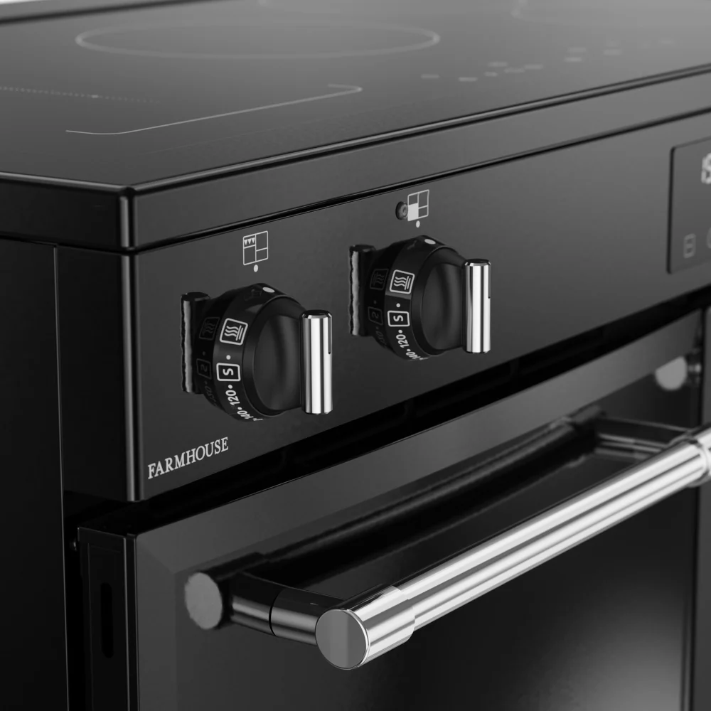 Belling RCA FARMHOUSE 100Ei 444411832 - Black 100cm Induction Range Cooker - 197L - A Energy - Image 4