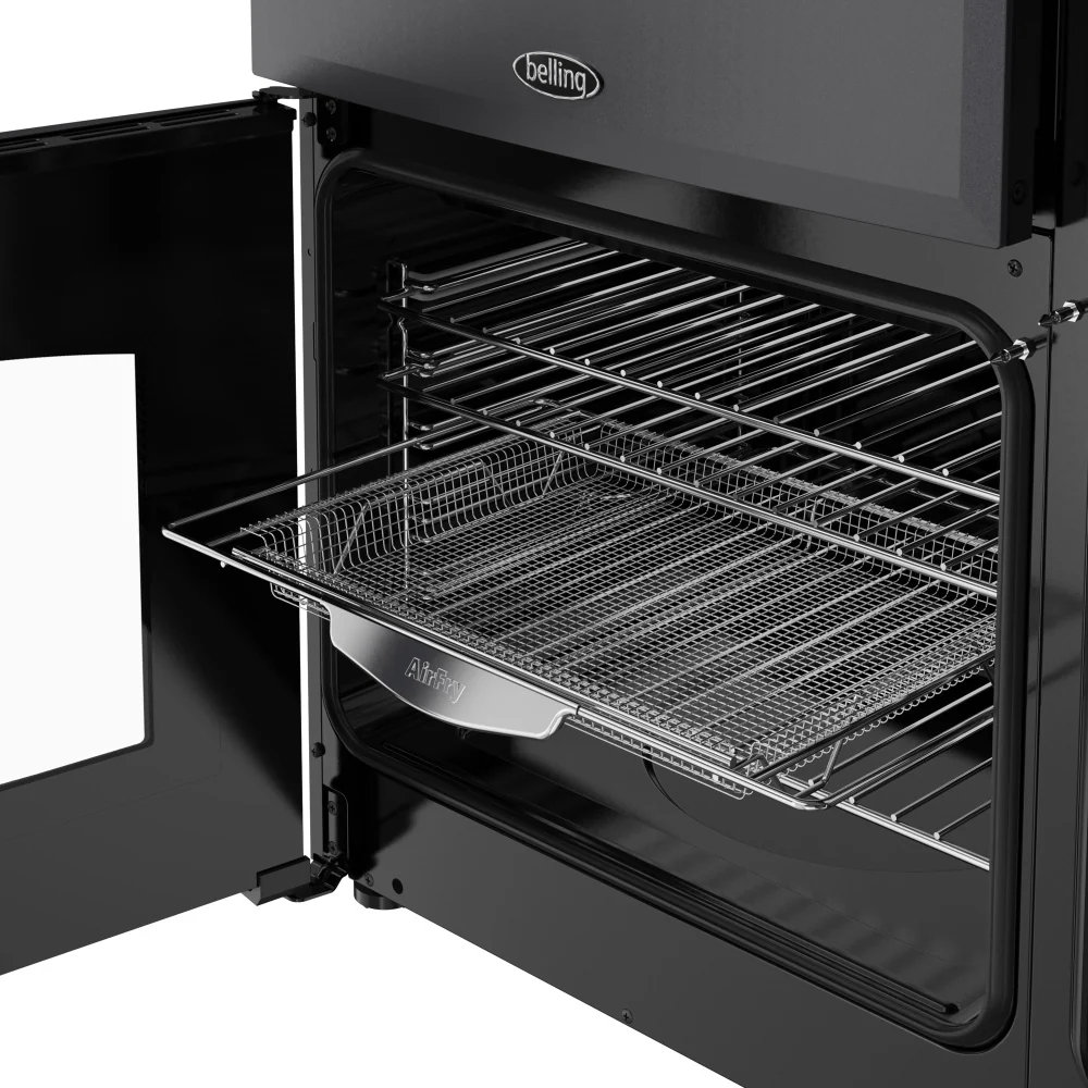 Belling RCA FARMHOUSE 90E AN 444411816 - Grey 90cm Range Cooker - 2 Ovens, 174L Capacity, 5 Zones, A Energy Rating - Image 3
