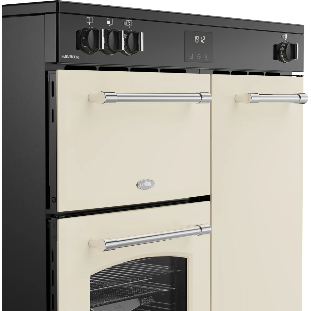 Belling RCA FARMHOUSE 90Ei C 444411824 - Cream 90cm Induction Range Cooker - 174L Capacity - A Energy Rating - Image 5