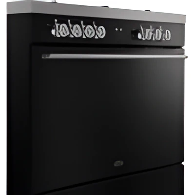 Belling RCA VISION SGL 90DF BSS 444412040 - Black 90cm Dual Fuel Range Cooker - 133L Single Cavity - A Energy - Image 5