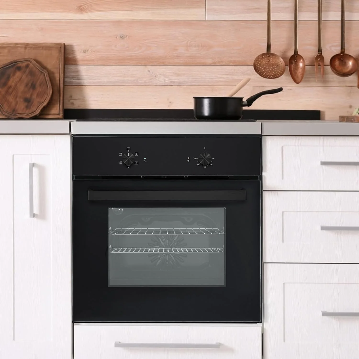 Teknix BITK263ESB - Black 55L Single Oven - Slim Depth - A Energy - Image 3