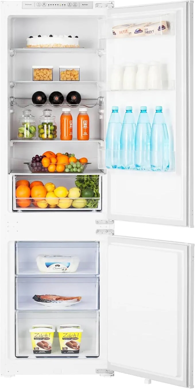 Teknix BITH70FF - White 70/30 Integrated Fridge Freezer - 246L - E energy - Image 3