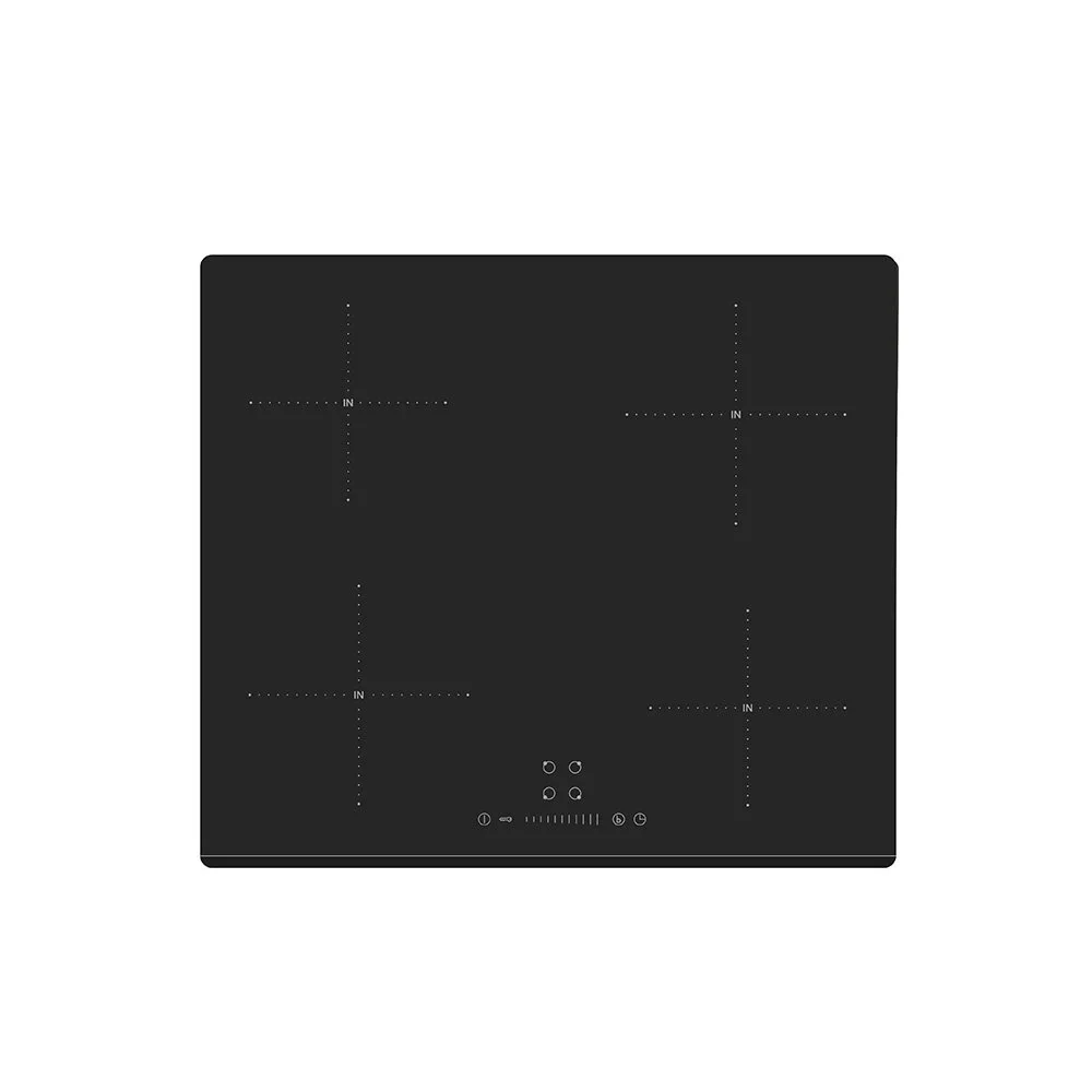 Teknix BITK260IHSPL - Black 60cm Induction Hob 13amp Plug In - 4 Cooking Zones - Slider Controls - Image 2