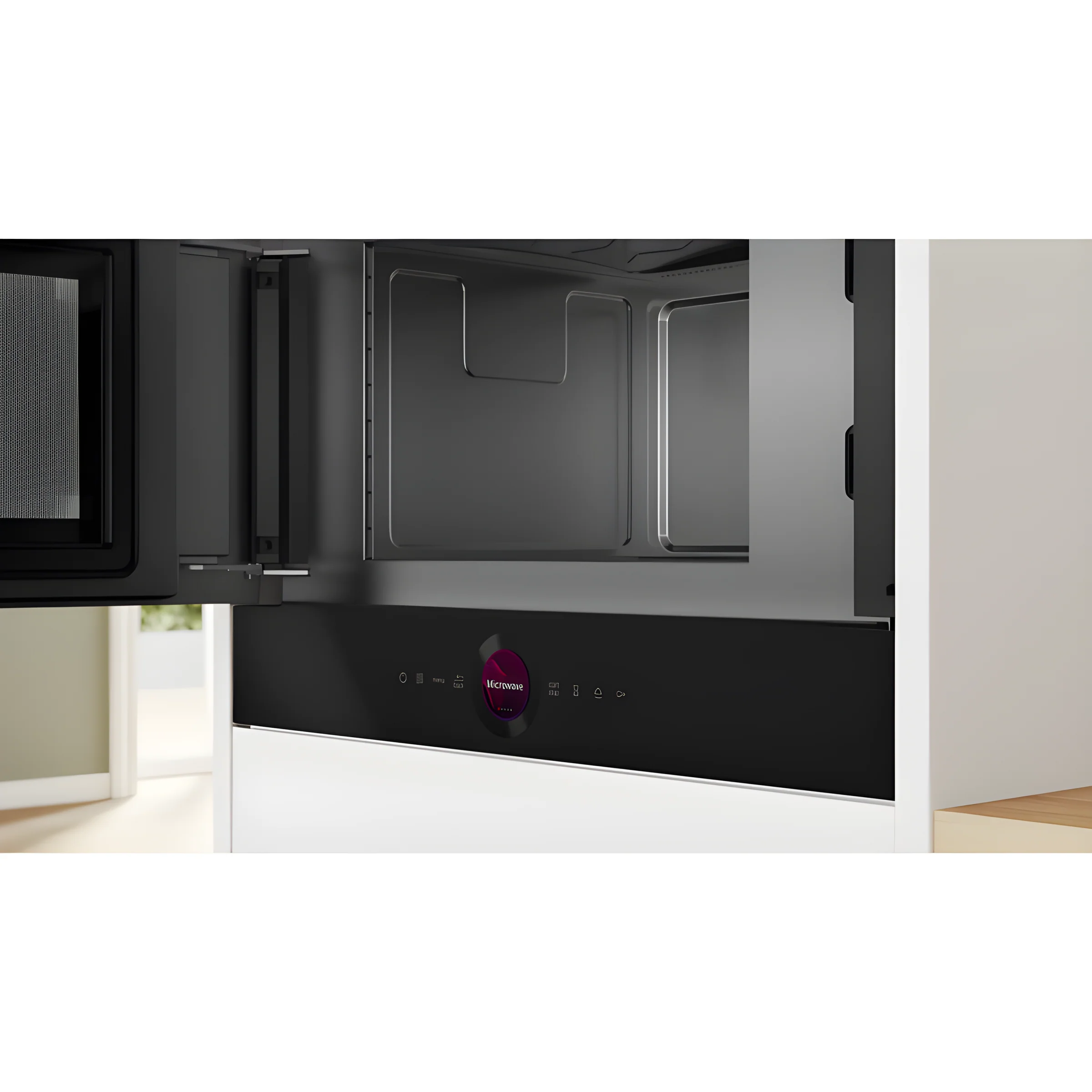 Bosch Series 8 BFL7221B1B - Black Built in Electric Microwave - Image 2