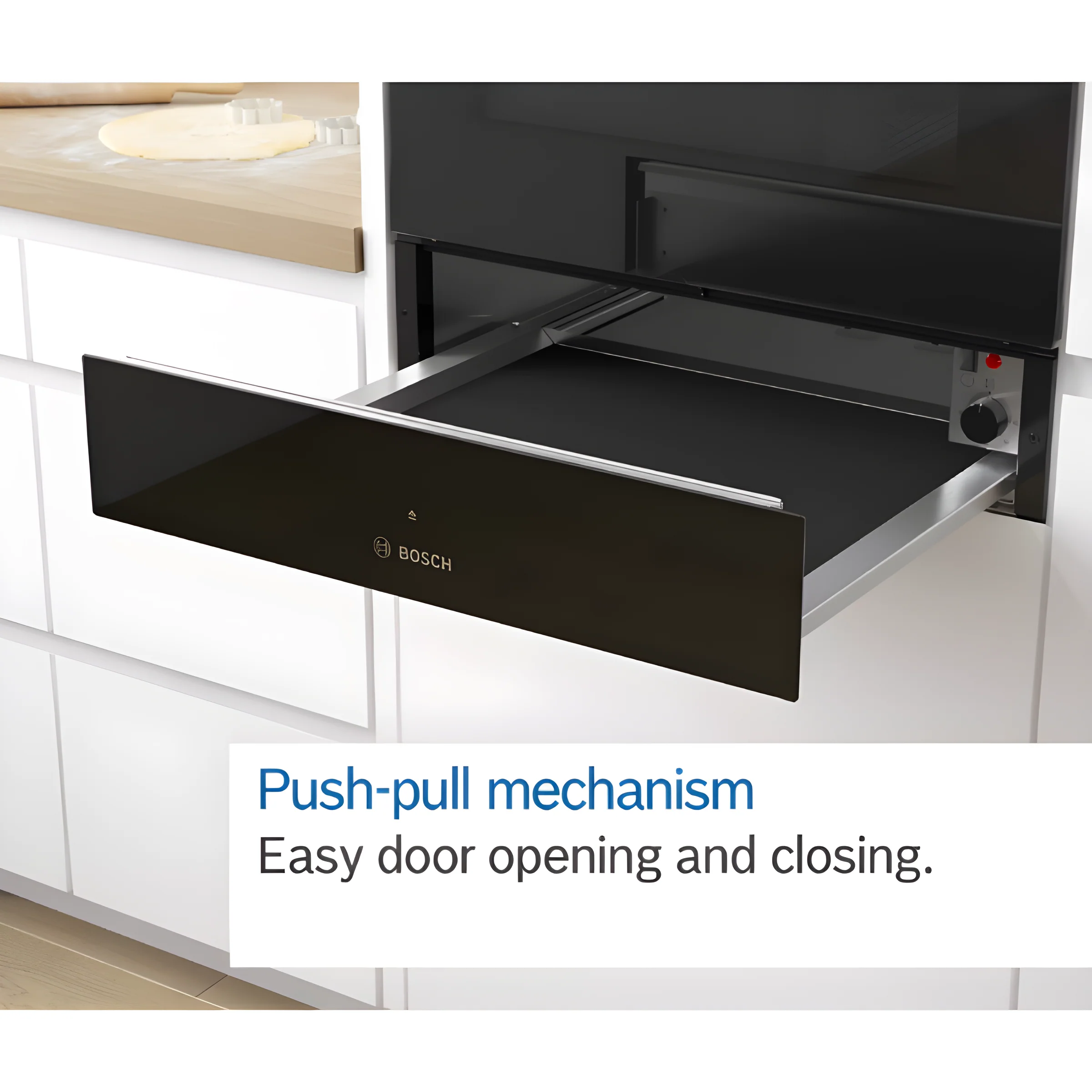 Bosch Series 6 BIC510NB0 - Black Warming Drawer - Image 4