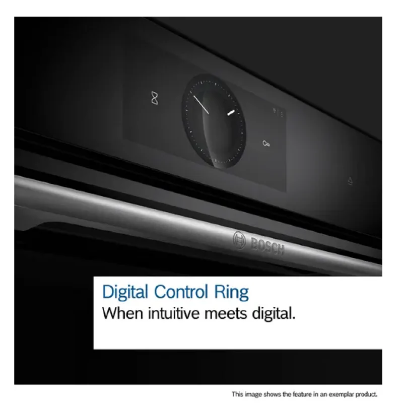 Bosch Series 8 CEG732XB1B - Series 8 Built In 1000W Microwave with Grill in Black - Image 4