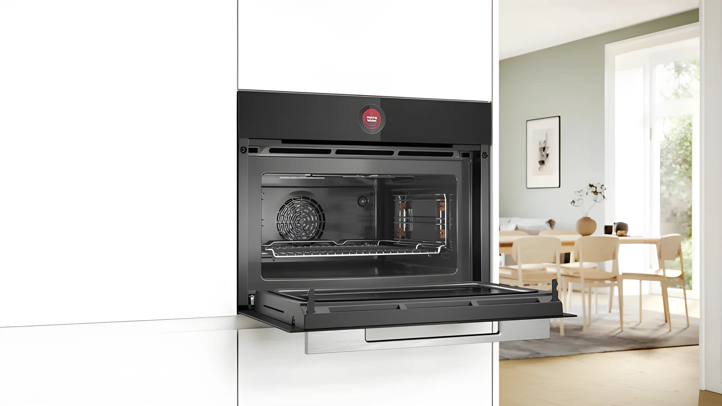 Bosch Series 8 CMG7241B1B - Black Electric Built-in Combination Microwave - Image 4