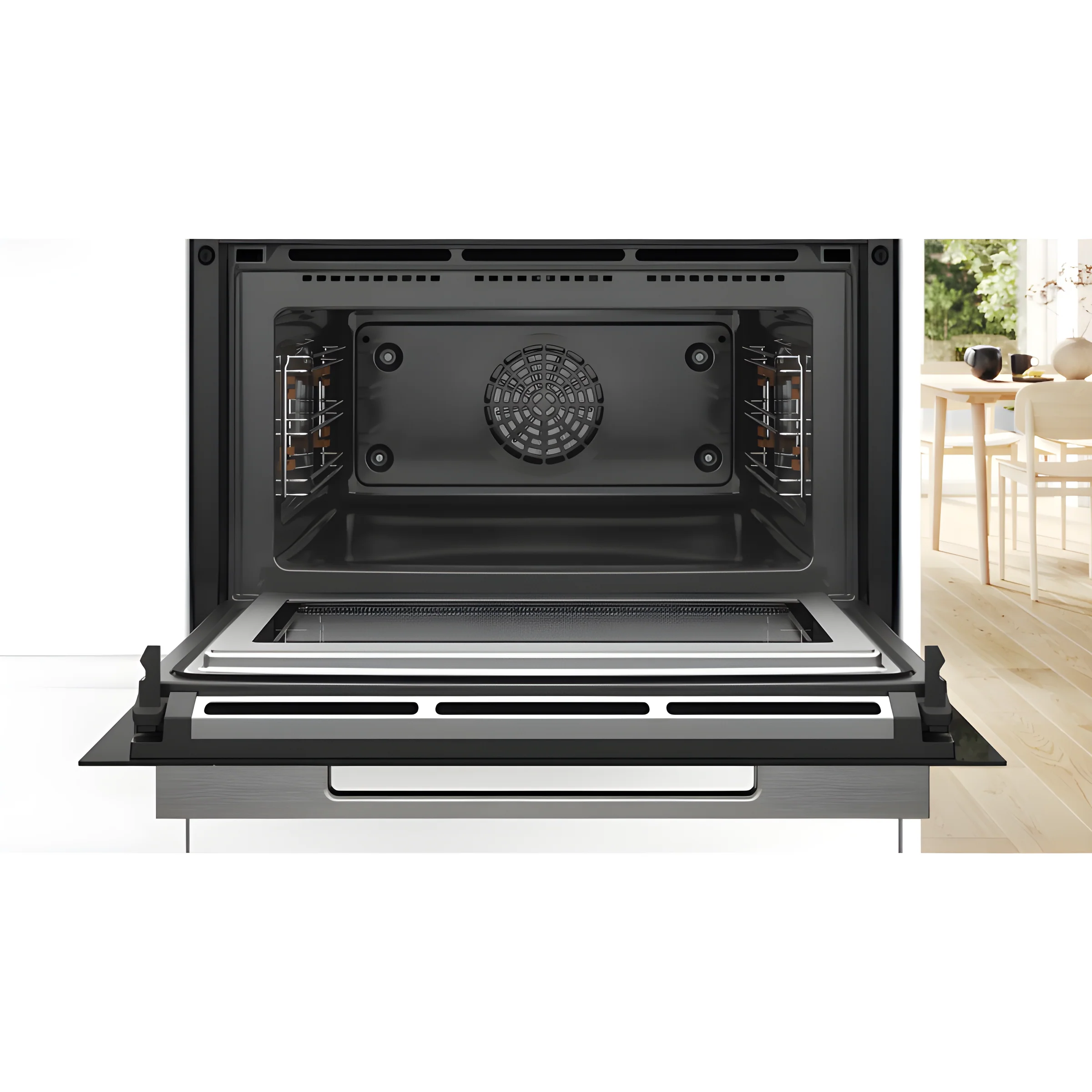 Bosch Series 8 CMG7761B1B - Black Electric Built-in Combination Microwave - Image 2
