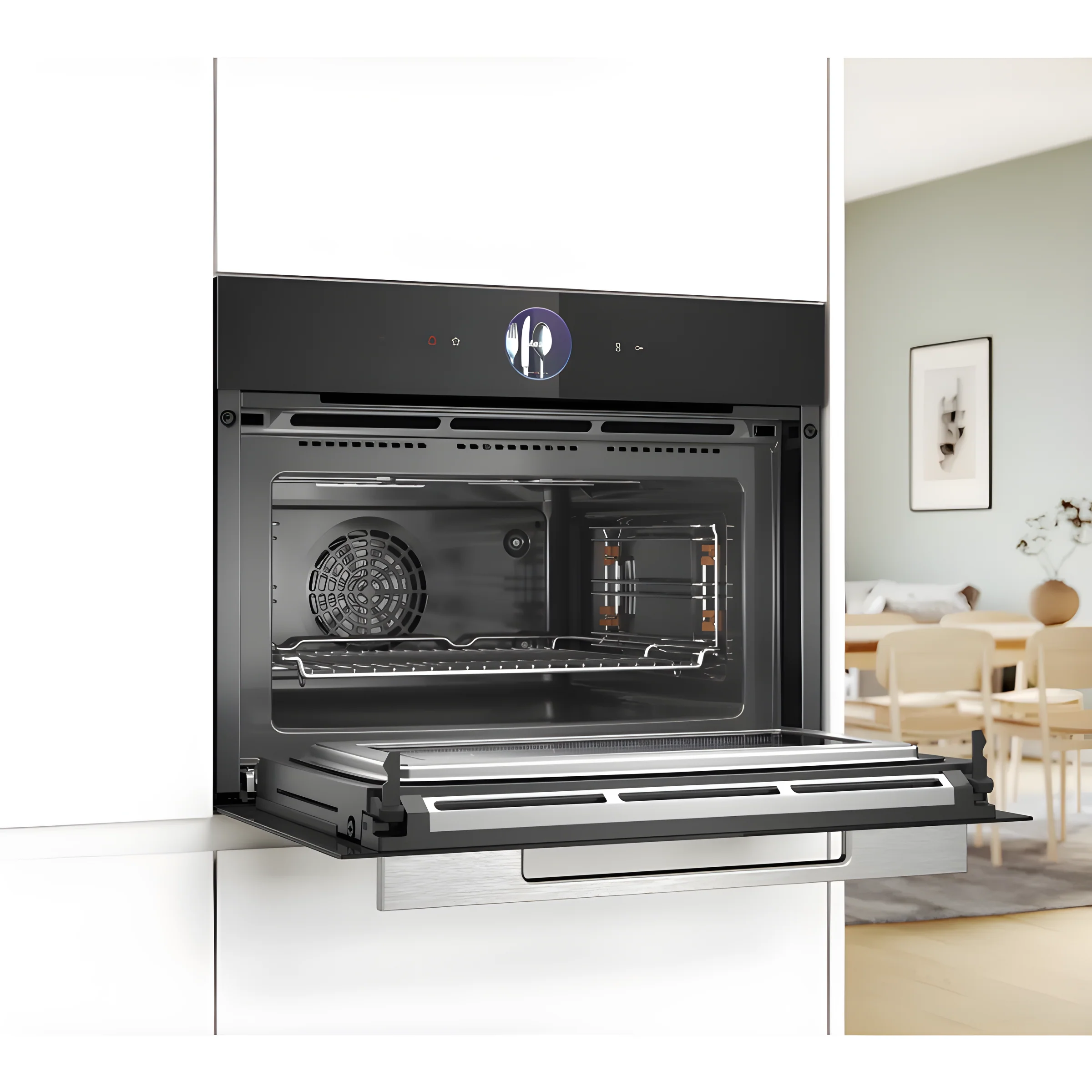 Bosch Series 8 CMG7761B1B - Black Electric Built-in Combination Microwave - Image 3