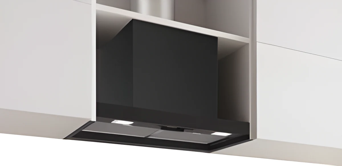 Bosch DBB63BC60B - Matt Black Integrated Design Hood - 60cm Width - D Energy Rating
