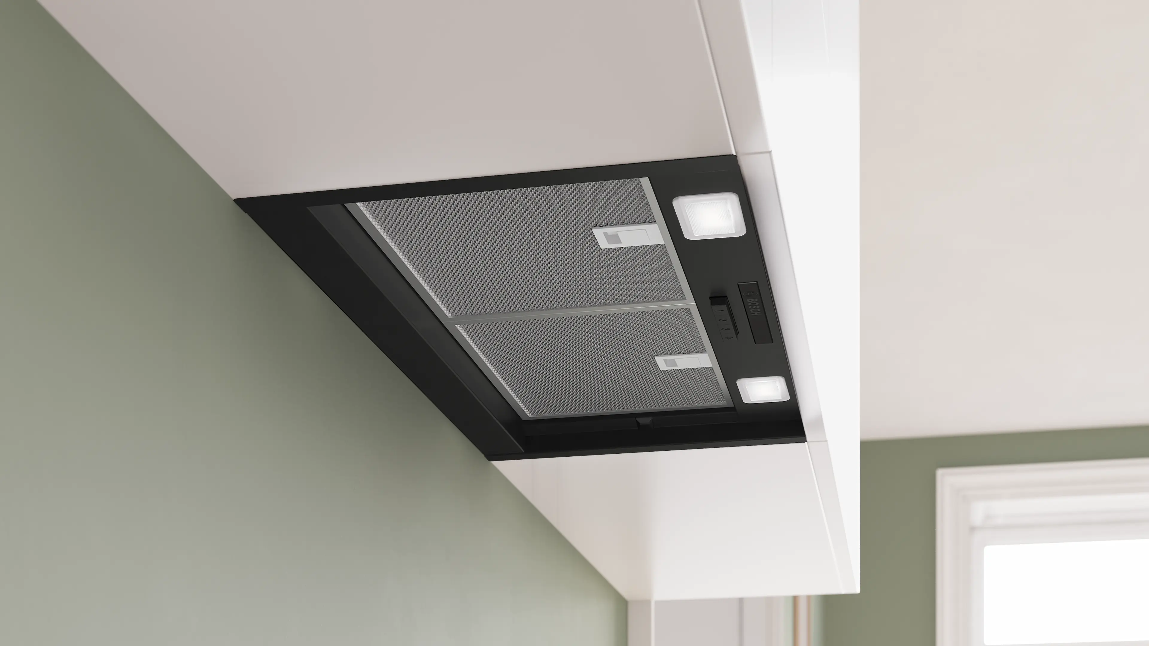 Bosch DBB63BC60B - Matt Black Integrated Design Hood - 60cm Width - D Energy Rating - Image 7
