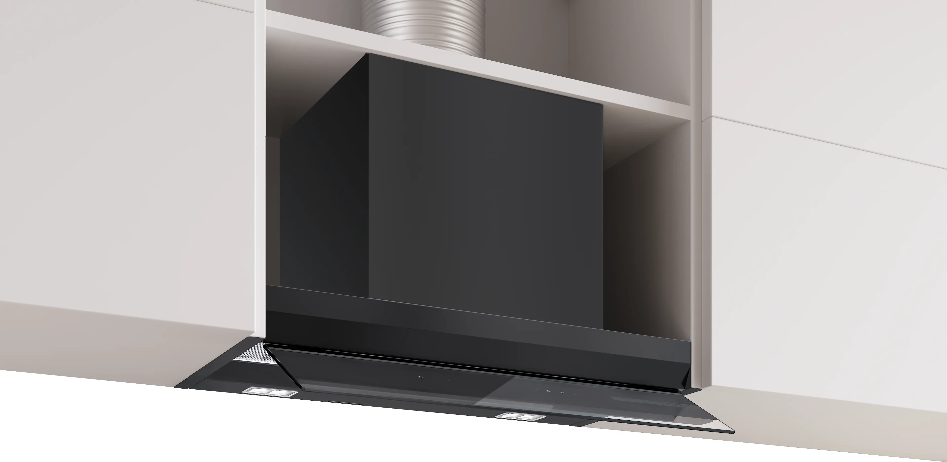 Bosch DBB67DP60B - Black Integrated Cooker Hood - 60cm - A+ Energy