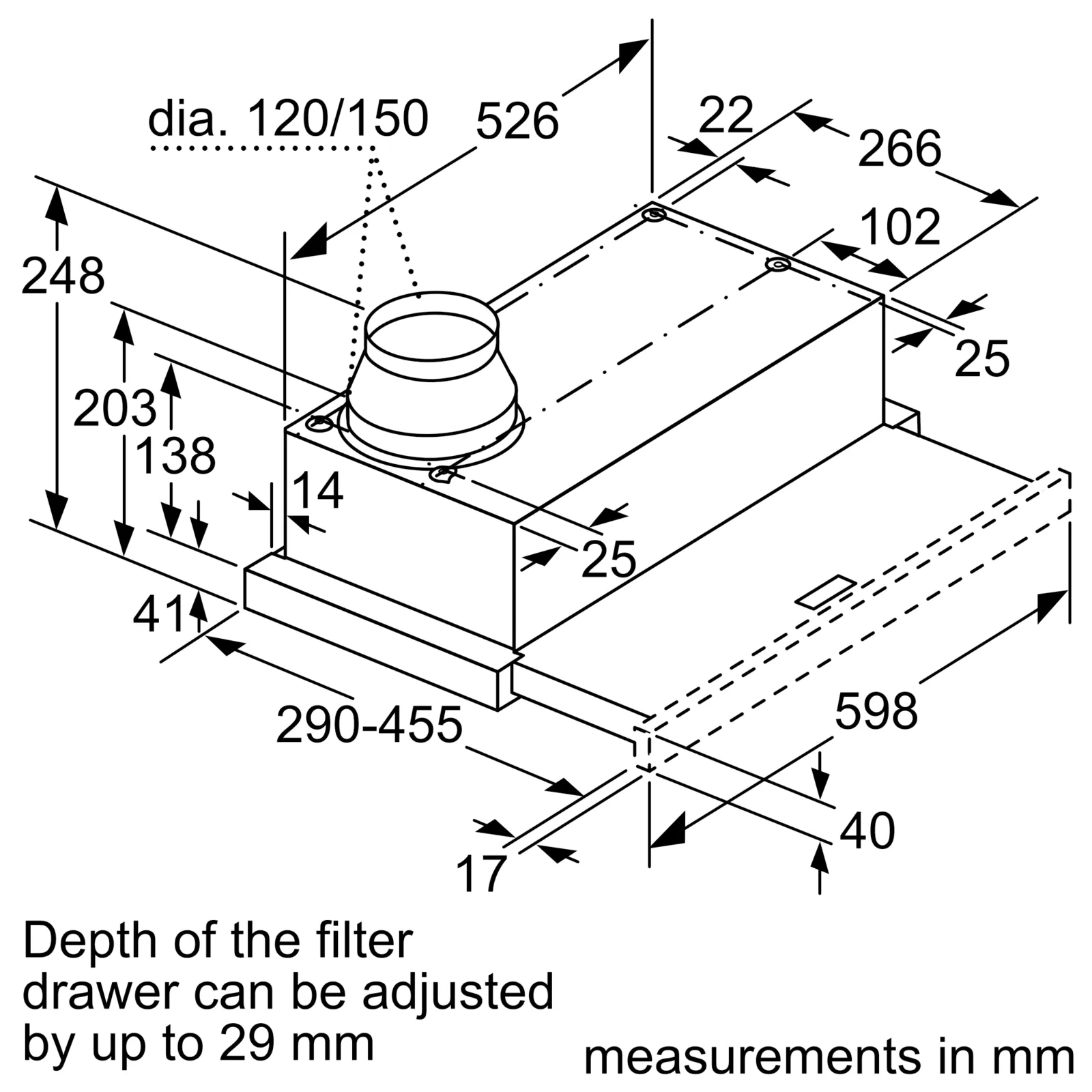 Bosch Series 2 DFM063W56B - Silver Extractor - D energy - Image 5