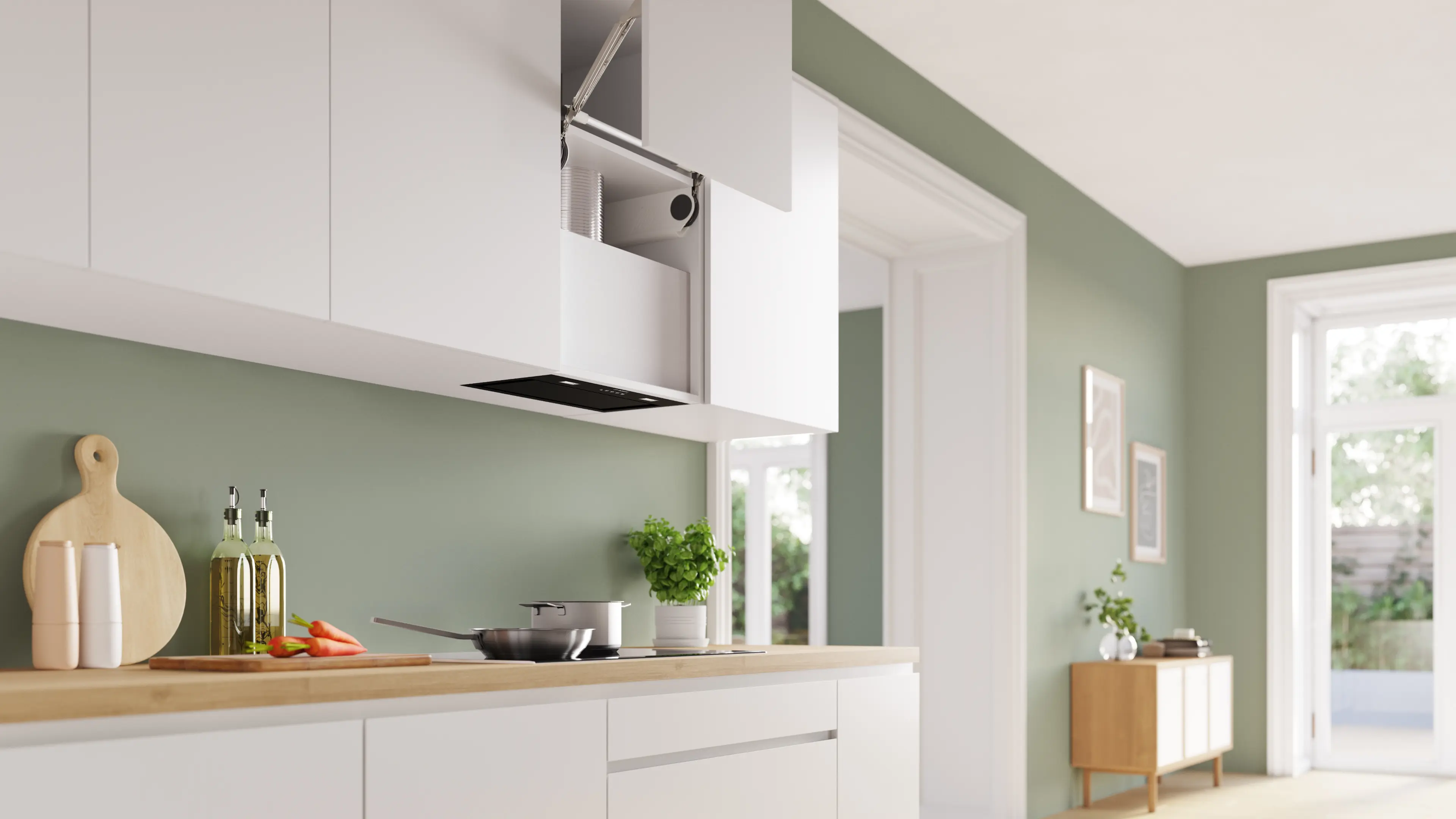 Bosch DLN56AC60B - Black 52cm Canopy Cooker Hood - B Energy Rating - Image 3