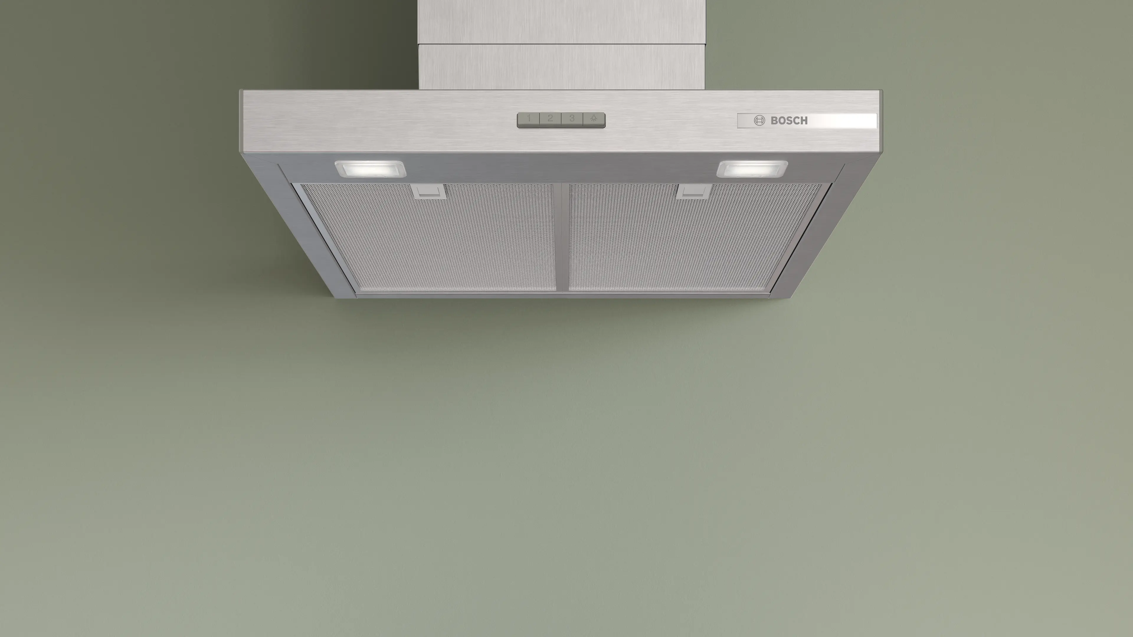Bosch DWB65CC30B - Stainless Steel Look 60cm Wall-Mounted Cooker Hood - B Energy Rating - Image 2