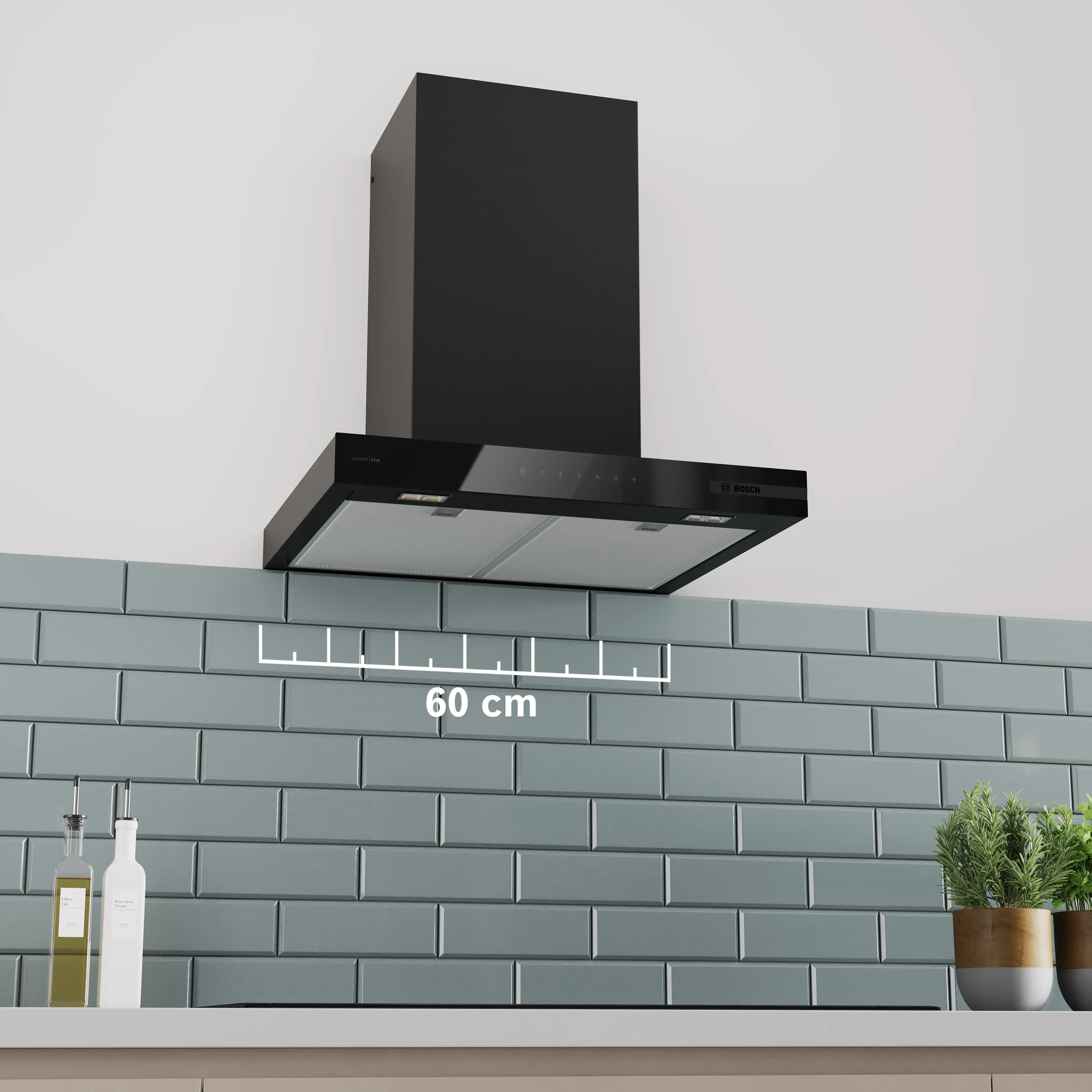 Bosch DWB67DN60B - Matt Black 60cm Wall-mounted Cooker Hood - Image 6