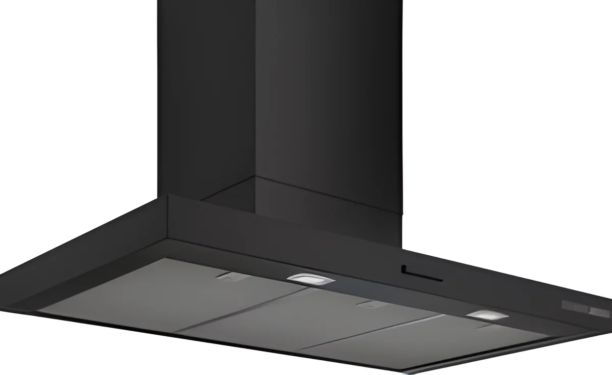Bosch DWB95CC60B - Matt Black Wall-mounted Cooker Hood - 90cm Width - B Energy Rating