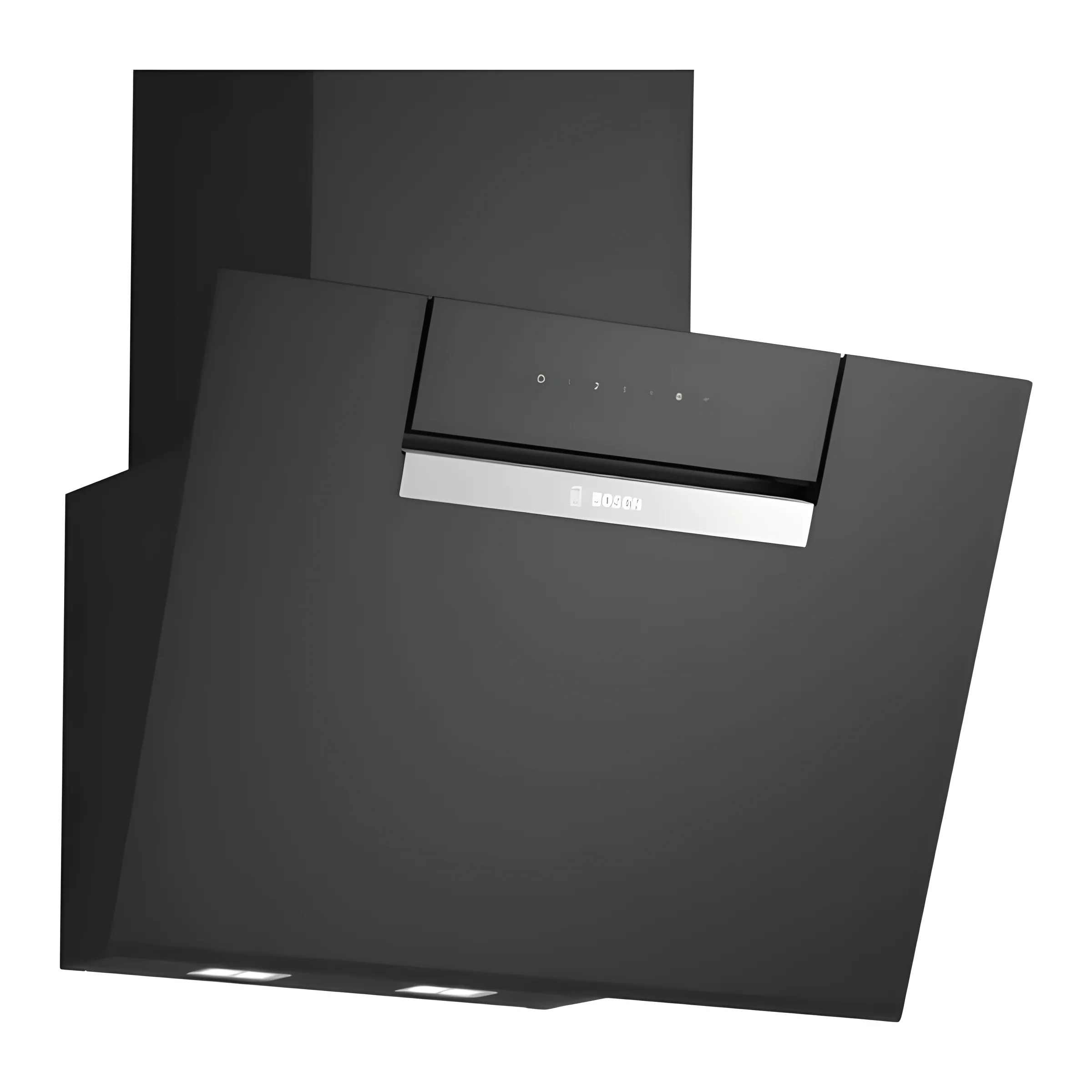 Bosch Series 4 DWK67FN60B - Black Chimney Extractor Hood - A+ energy