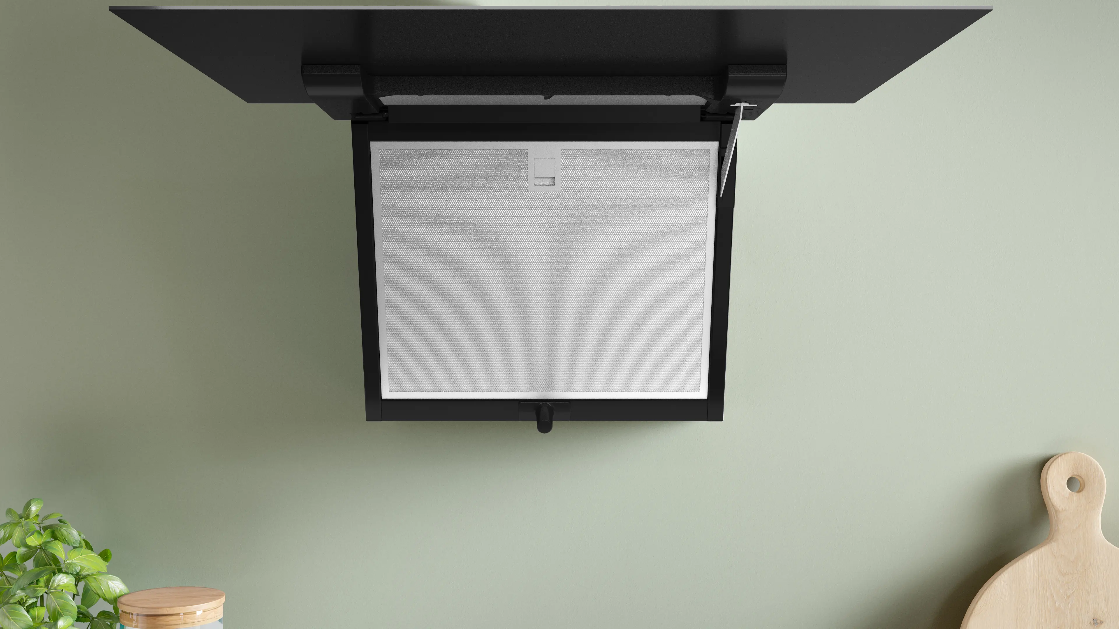 Bosch Series 4 DWK67FN60B - Black Chimney Extractor Hood - A+ energy - Image 3