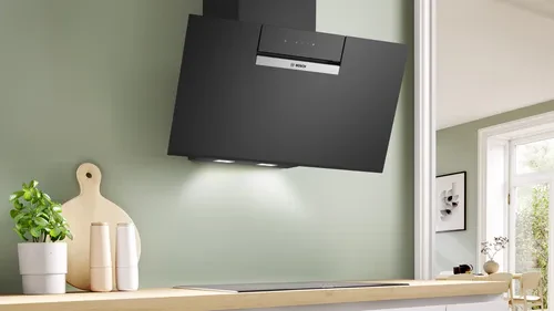 Bosch Series 4 DWK87FN60B - Black Chimney Extractor Hood - A+ energy - Image 2