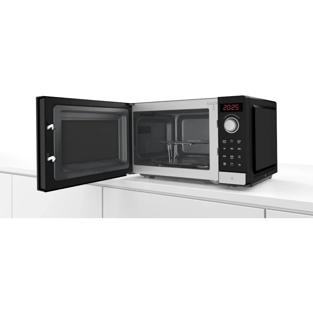 Bosch Series 2 FEL023MS2B - Black, Stainless Steel 20 Litre Microwave with Grill - 800W - Image 4