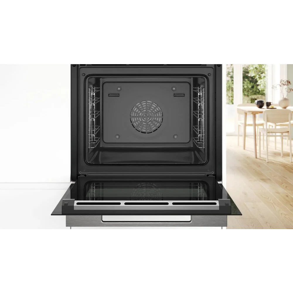 Bosch Series 8 HBG7341B1B - Black Built-In Single Oven - 71L - A+ Energy - Image 3