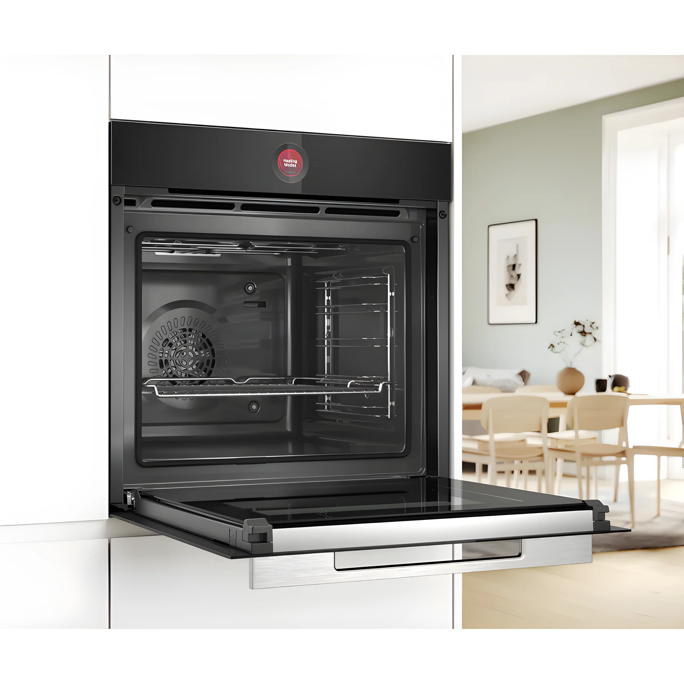 Bosch Series 8 HBG7741B1B - Black Built in Electric Single Oven - Pyrolytic cleaning - A+ energy - Image 3
