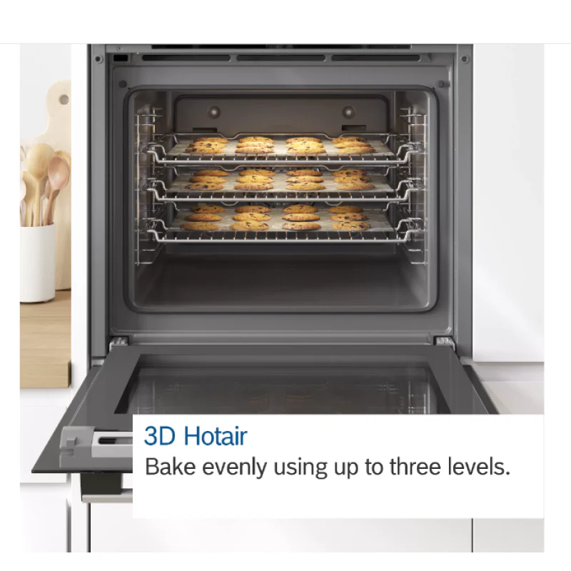 Bosch Series 4 HBS534BS0B - Stainless steel Built in Electric Single Oven - A energy - Image 3