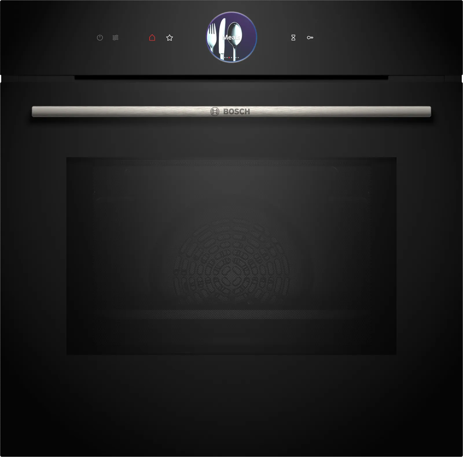 Bosch Series 8 HMG7764B1B - Black Built in Electric Single Oven with Microwave