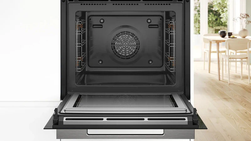 Bosch Series 8 HMG7764B1B - Black Built in Electric Single Oven with Microwave - Image 3