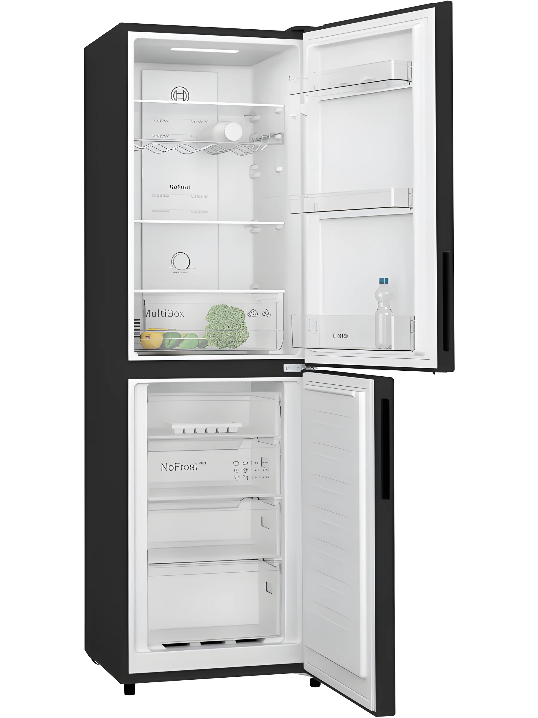 Bosch Series 2 KGN27NBEAG - Black Freestanding 50/50 Frost Free Fridge Freezer - E energy - Image 2