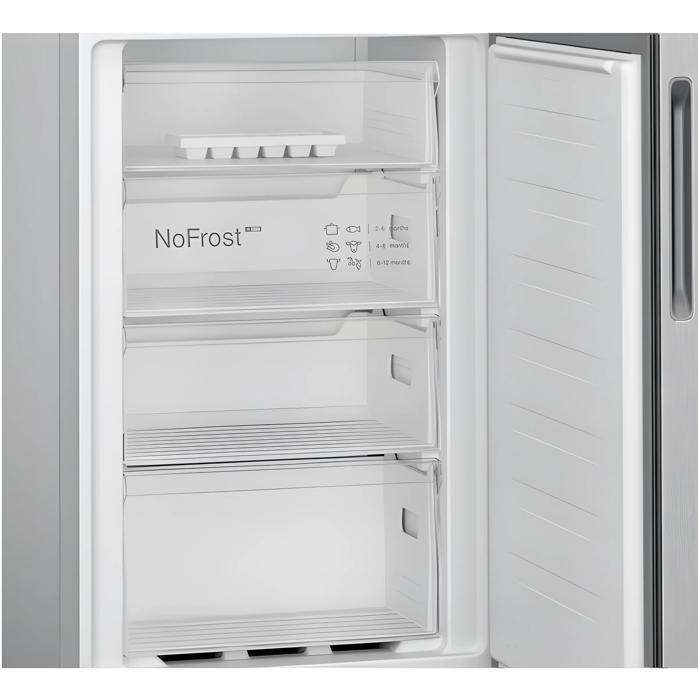 Bosch Series 2 KGN27NLEAG - Silver Freestanding 50/50 Frost Free Fridge Freezer - E energy - Image 3