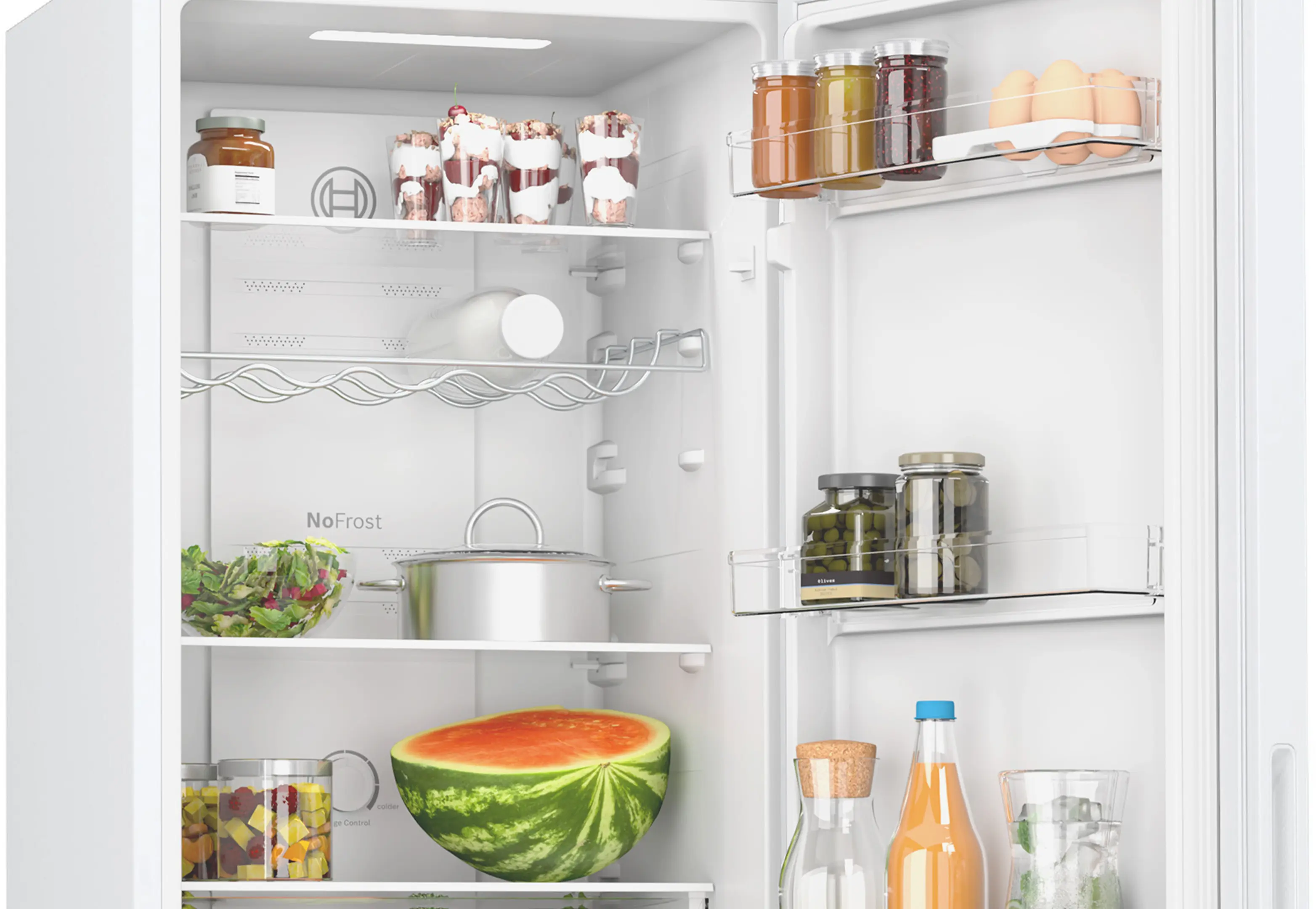 Bosch Series 2 KGN27NWEAG - White Freestanding Frost Free Fridge Freezer - E energy - Image 7