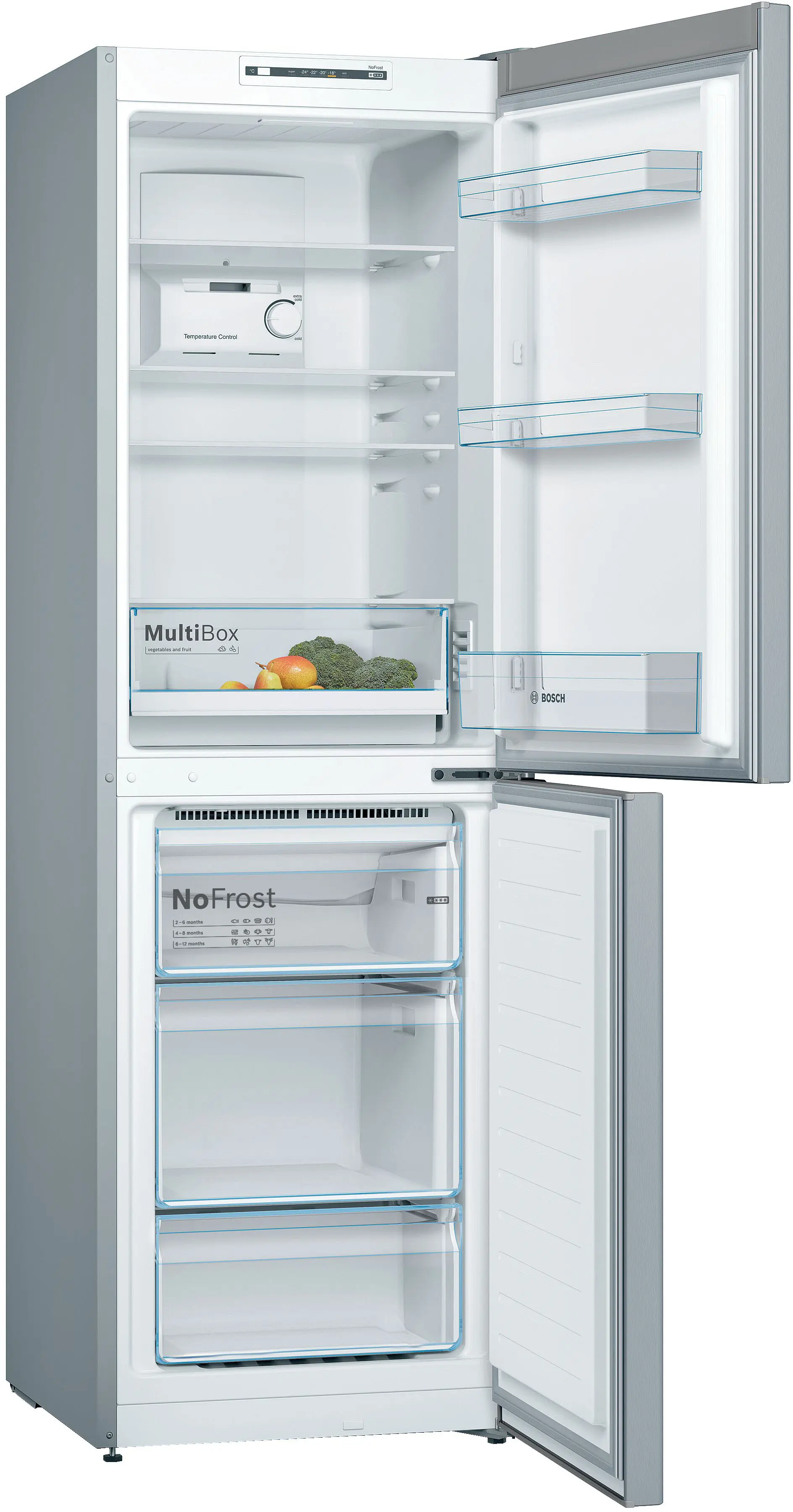 Bosch Series 2 KGN34NLEAG - Silver Freestanding 50/50 Frost Free Fridge Freezer - E energy - Image 2