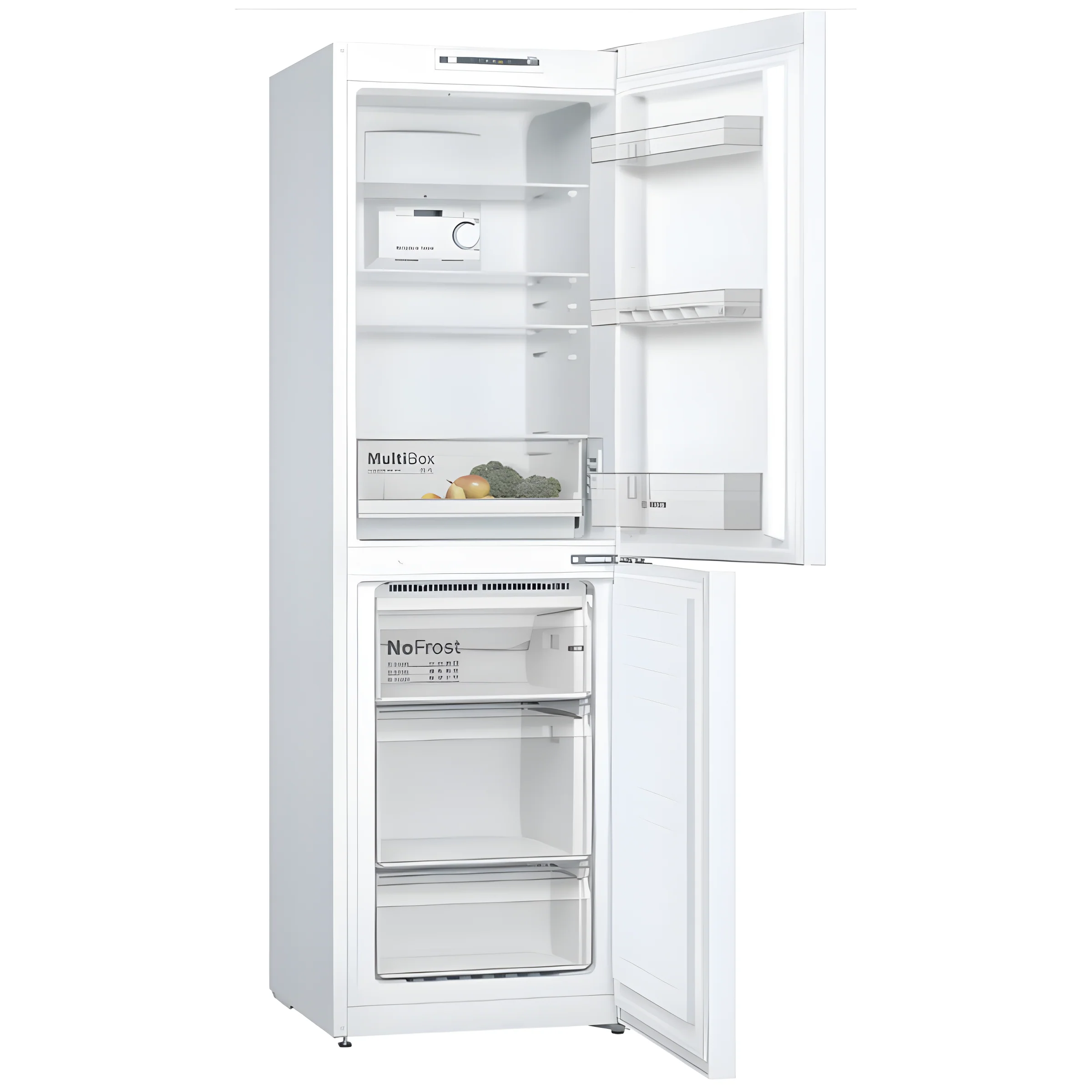 Bosch Series 2 KGN34NWEAG - White Freestanding 50/50 Frost Free Fridge Freezer - E energy - Image 2