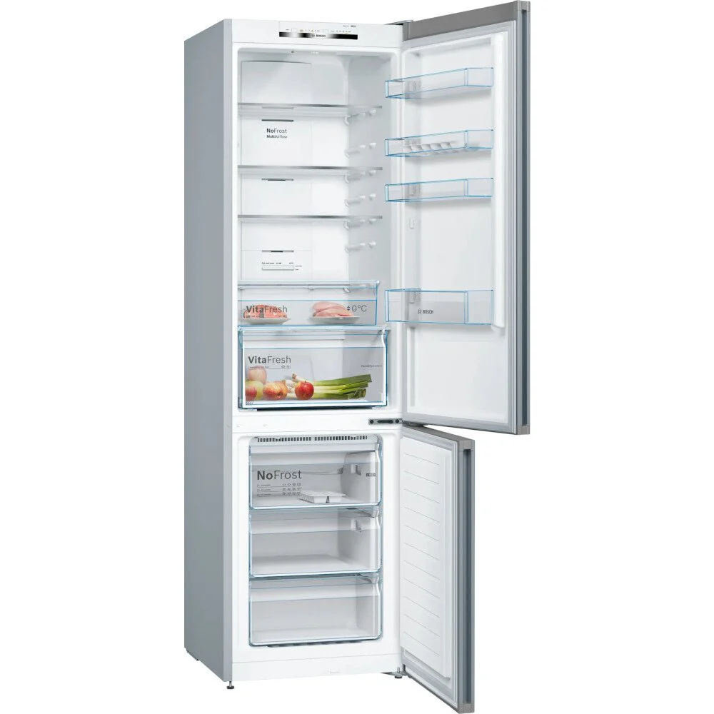 Bosch Series 4 KGN392LEBG - Stainless Steel Fridge Freezer - 368L 70/30 Split - E Energy - Image 2