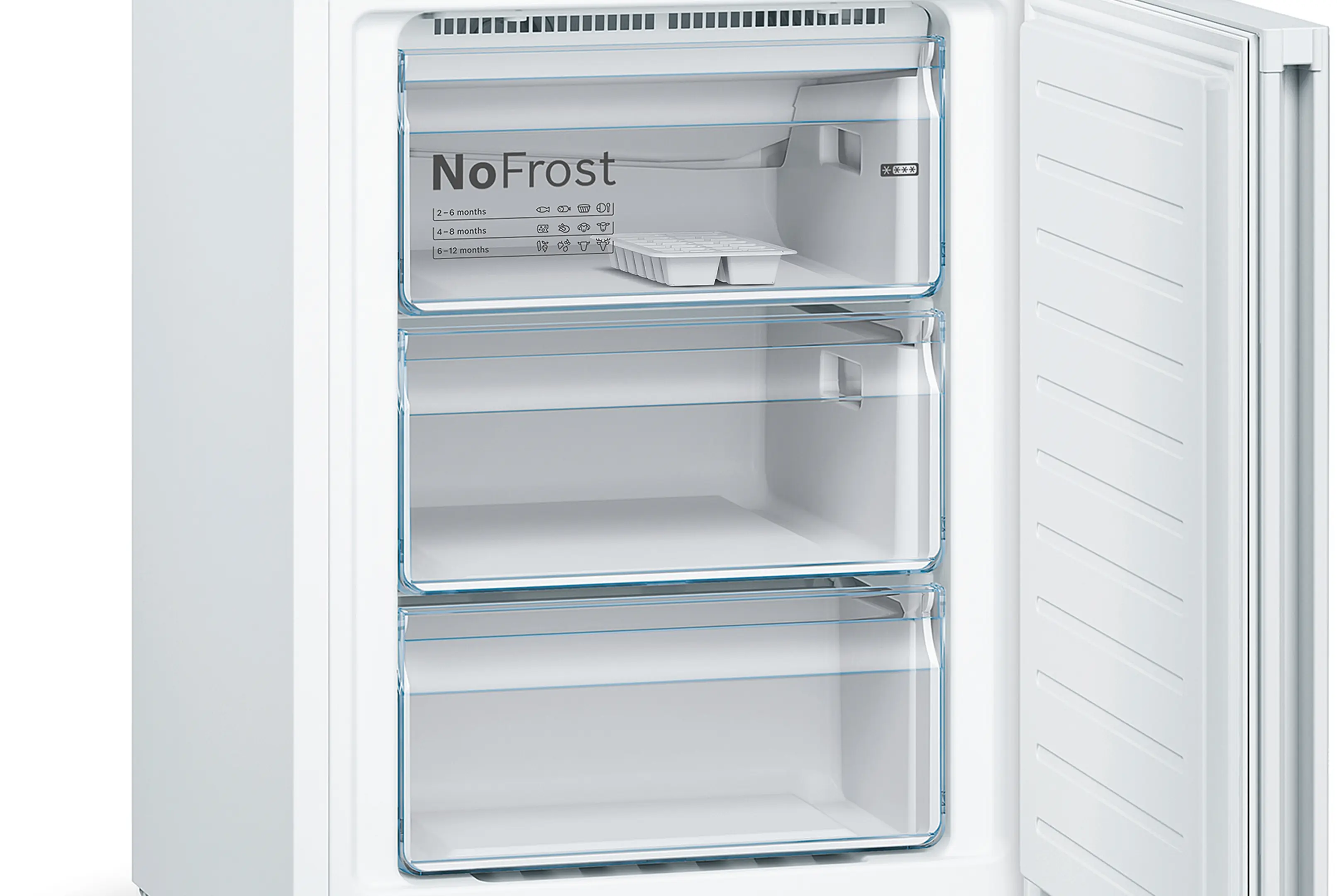 Bosch Series 4 KGN392WEBG - White Fridge Freezer - 279L/89L - E Energy - Image 6