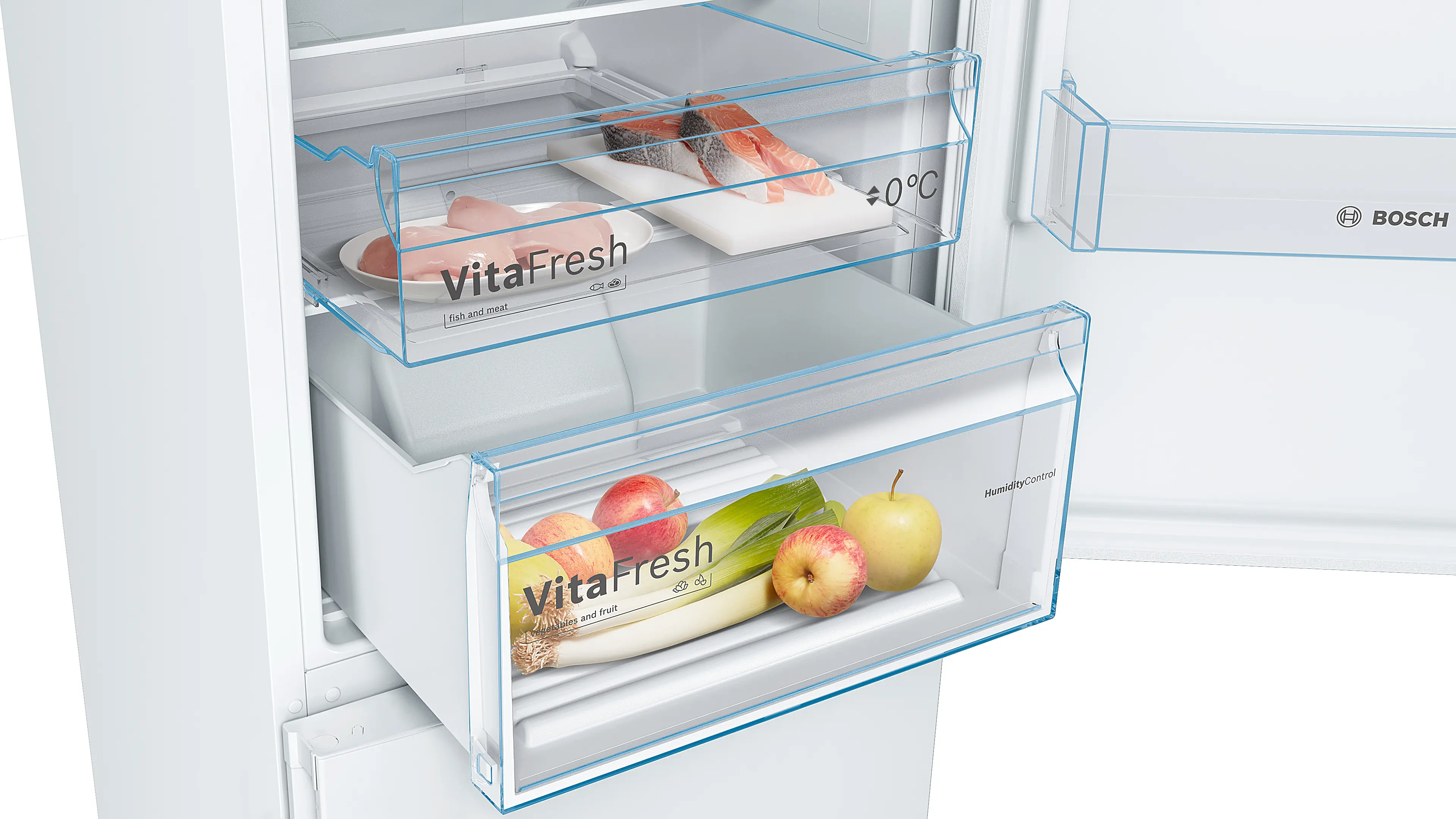 Bosch Series 4 KGN392WEBG - White Fridge Freezer - 279L/89L - E Energy - Image 7