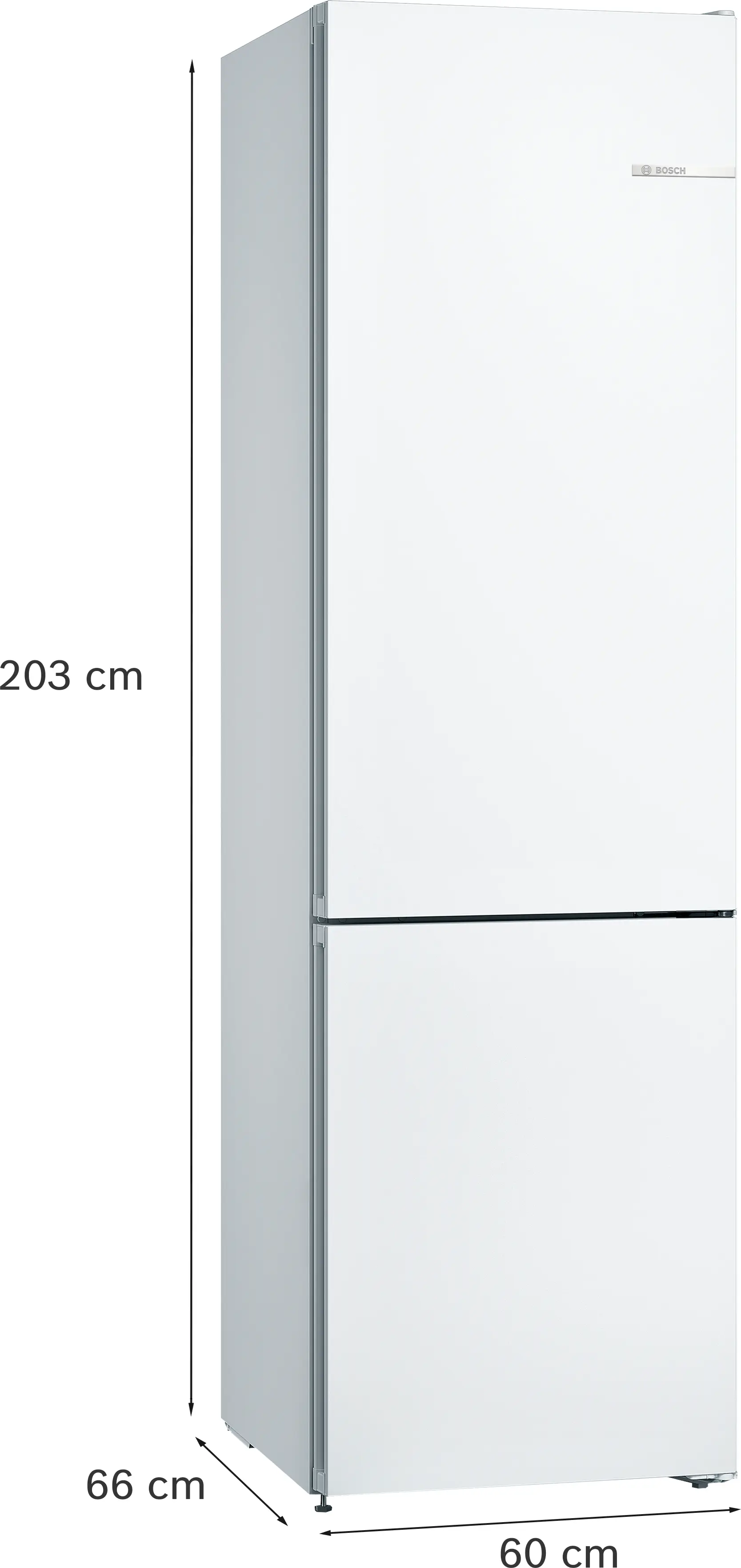 Bosch Series 4 KGN392WEBG - White Fridge Freezer - 279L/89L - E Energy - Image 8