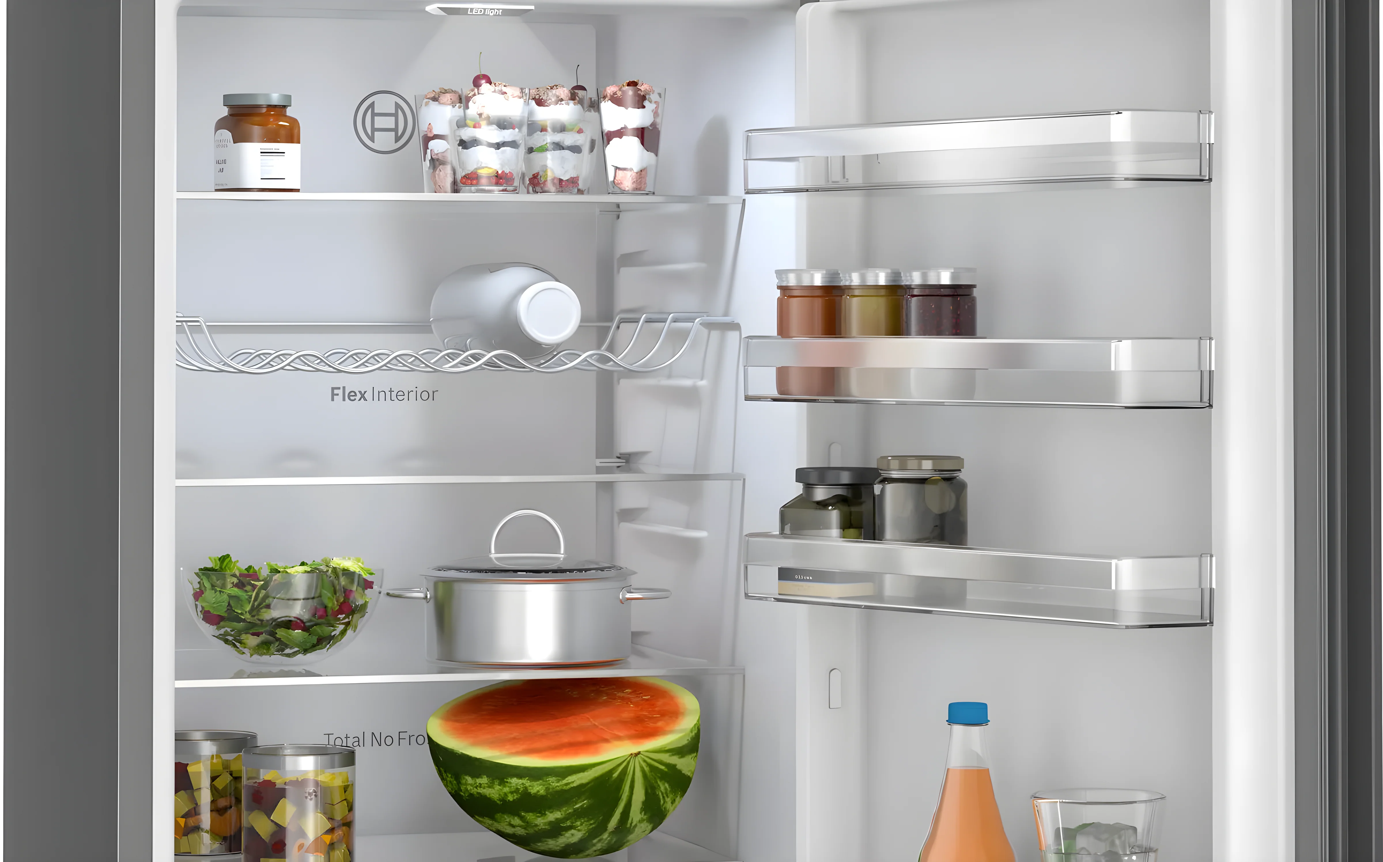 Bosch Series 4 KGN39OCAFG - Cast Iron Grey Fridge Freezer - 70/30 Split - A Energy - Image 5